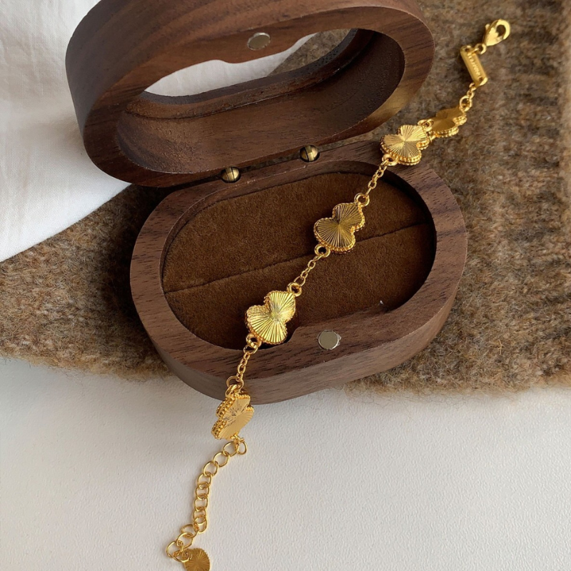 Versatile Gold Bellflower Bracelet