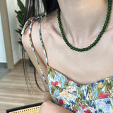 Evergreen Jade Quartz Necklace