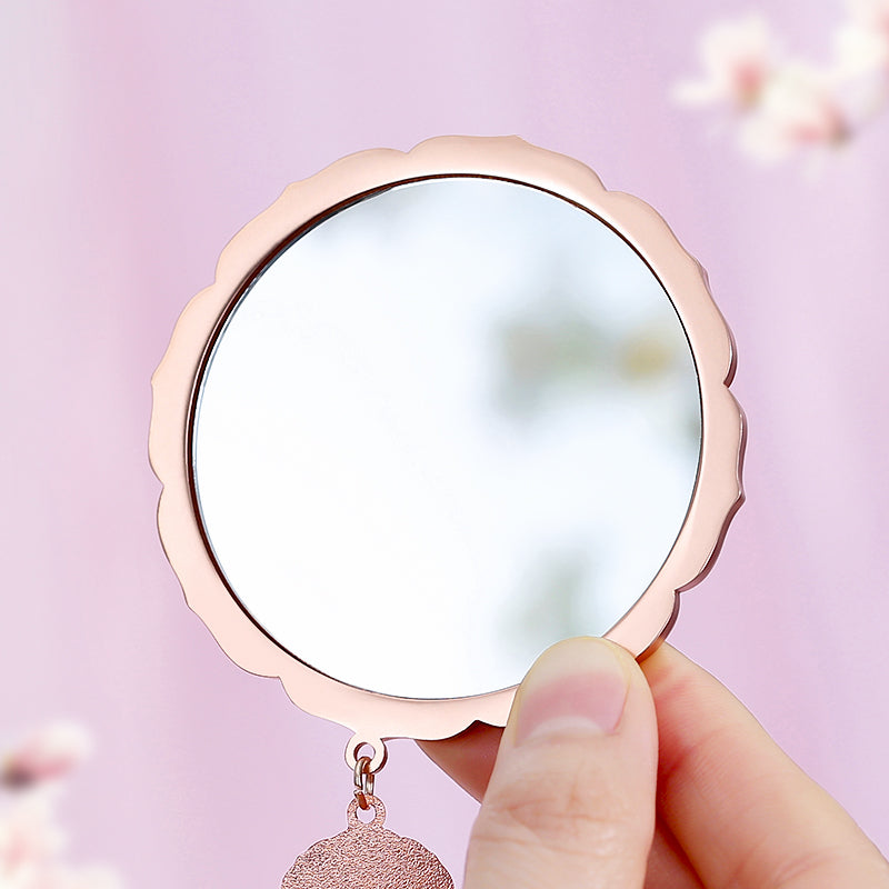 Tiger & Plum Blossom Portable Mirror