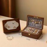 Awakened Treasures Walnut Jewelry Box