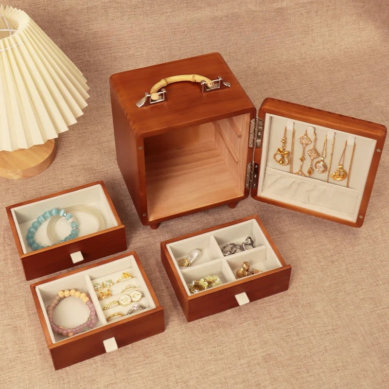Zen Bamboo Handle Jewelry Box