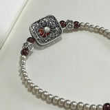 Mystic Harmony Retro Silver Bracelet