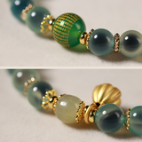 Green Sugar Agate Jade Bracelet