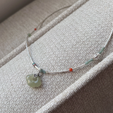 Hetian Jade Ruyi Necklace