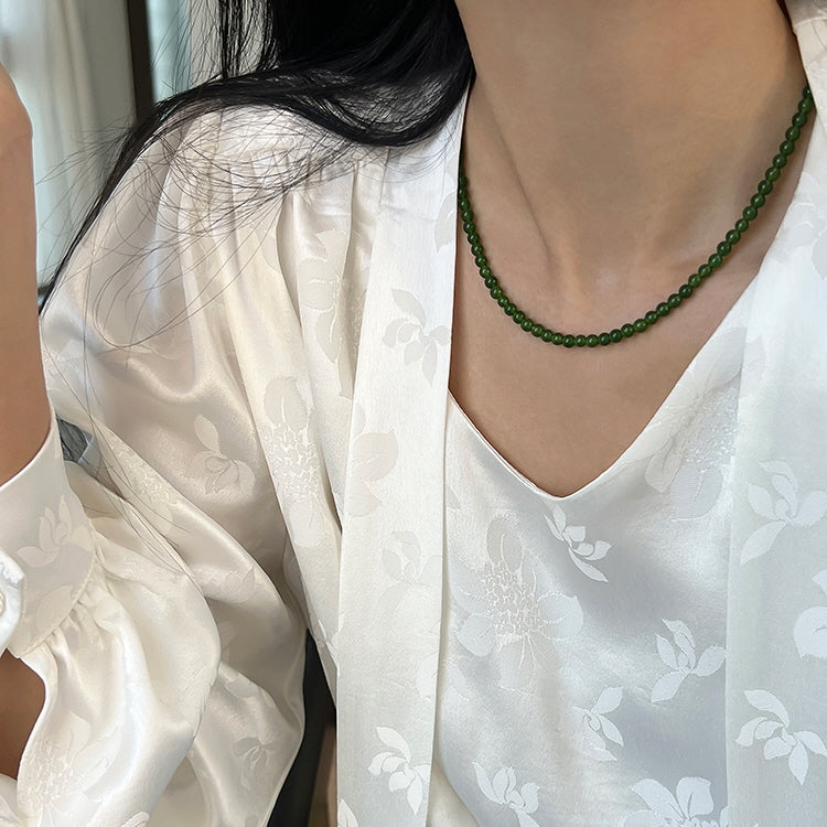 Evergreen Jade Quartz Necklace