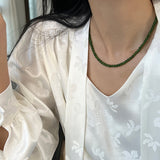 Evergreen Jade Quartz Necklace