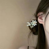 Elegant Magnolia Wooden Hair Stick