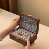 Awakened Treasures Walnut Jewelry Box
