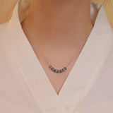 Serenity Jade Arc Necklace