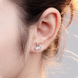 Timeless Pure Silver Ginkgo Earrings