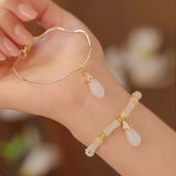 Magnolia Ice Green Bamboo Bracelet