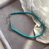 Majestic Turquoise Blue Necklace