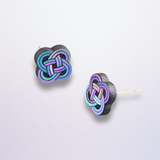 Concentric Knot Lacquer Earrings