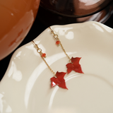 Maple Leaf Dangle Earrings