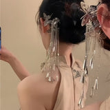 Glimmering Butterfly Metal Hair Stick