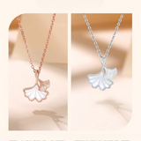Ginkgo Pearl Oyster Necklaces