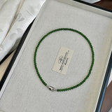 Evergreen Jade Quartz Necklace