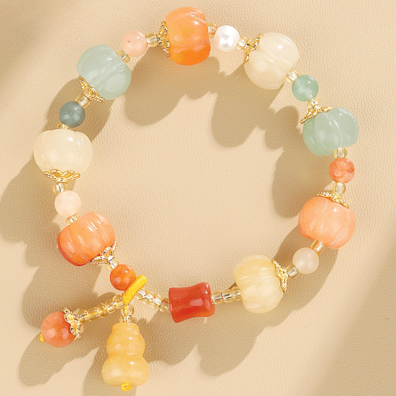 Golden Silk Jade Bracelet