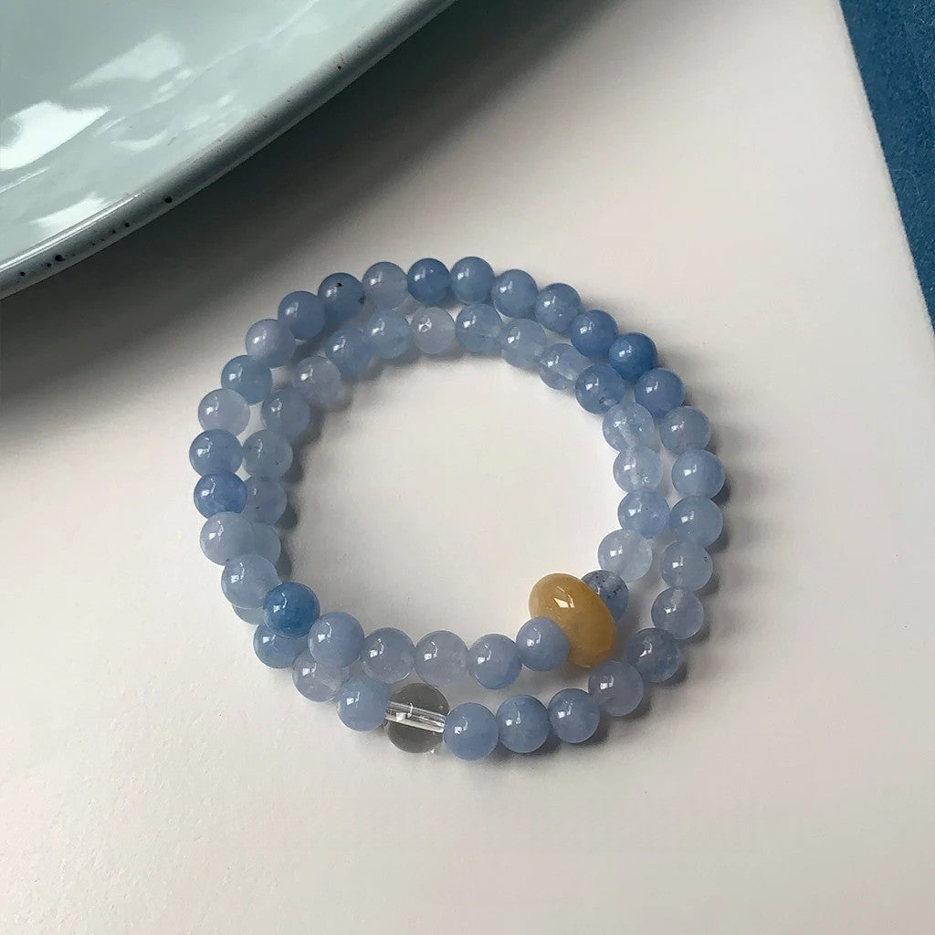 Serene Blue Agate Bracelet