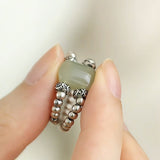 Ancient Fish Bead Ring