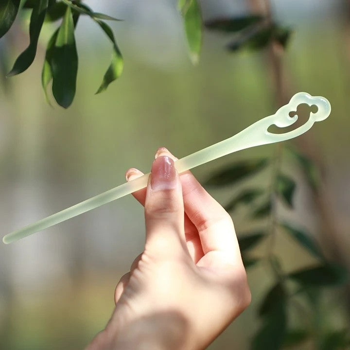 Soft Cloud Jade Hair Stick