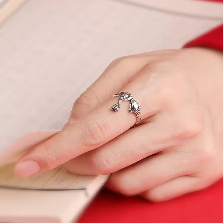 Koi Pond Vingtage Ring