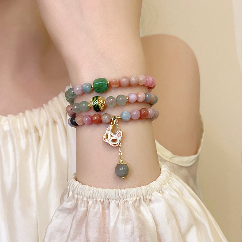 Fox Pastel Joy Wrap Bracelet