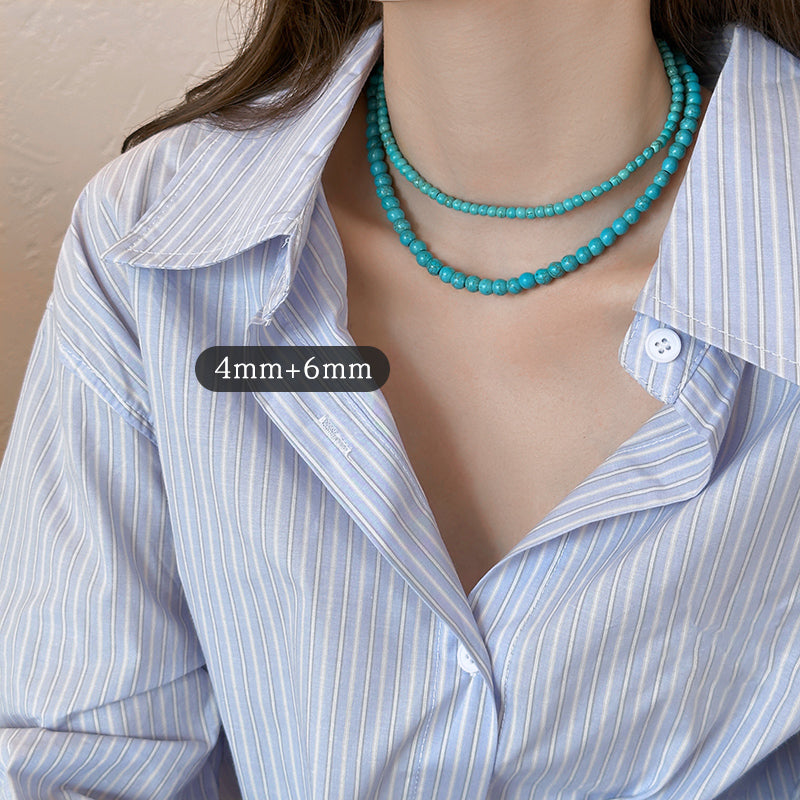 Majestic Turquoise Blue Necklace