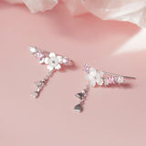 Cherry Blossoms Ear Cuffs
