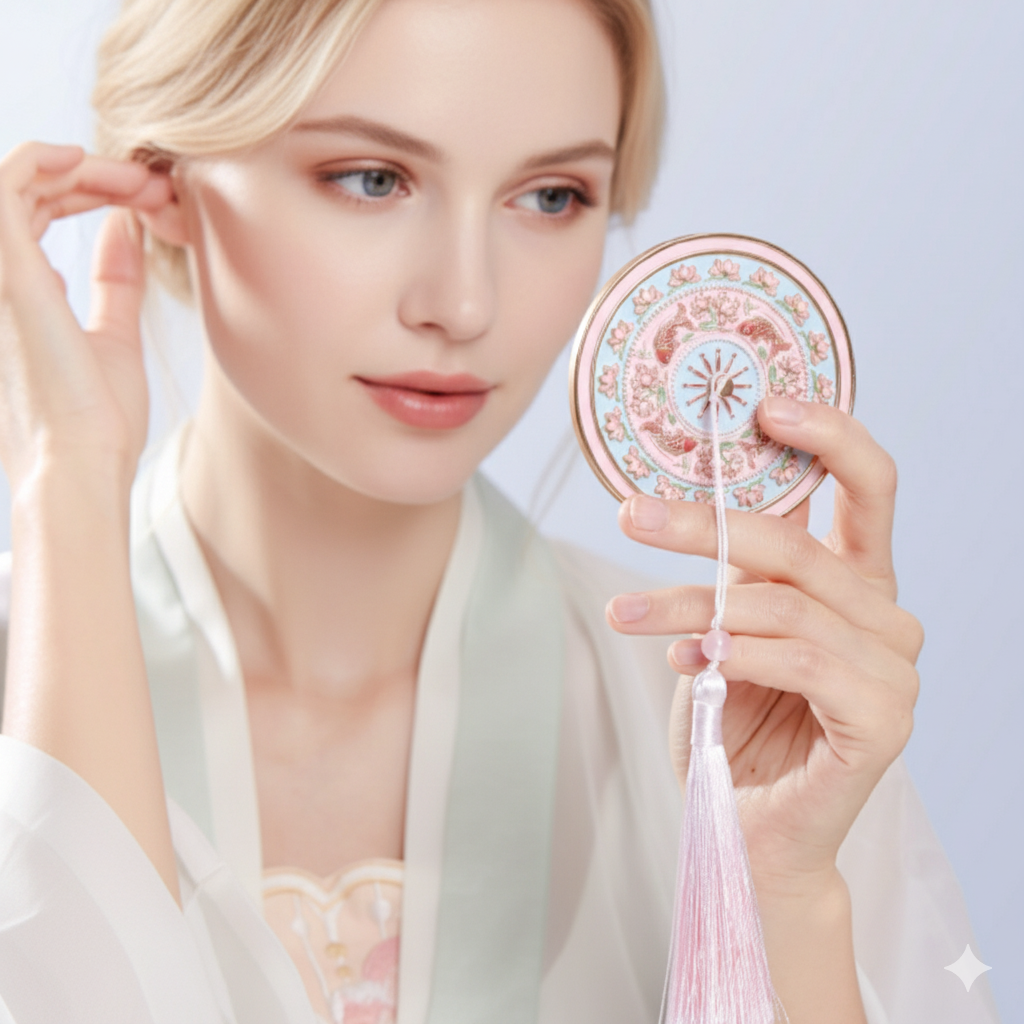 Imperial Garden Tassel Mirror