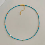 Turquoise Pearl Ritual Necklace