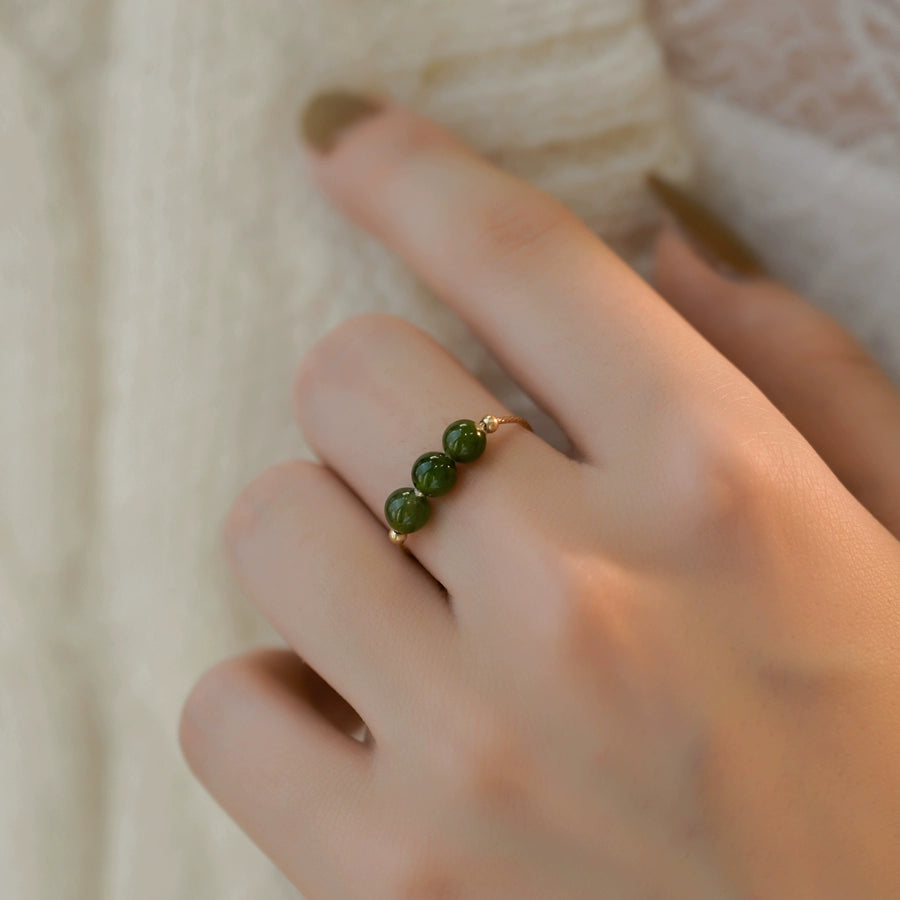 Ensemble Jade Self-Care Retro Ring
