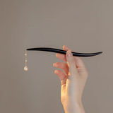 Pearl Essence Ebony Hairpin