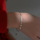Double Chain Aura Coin Bracelet