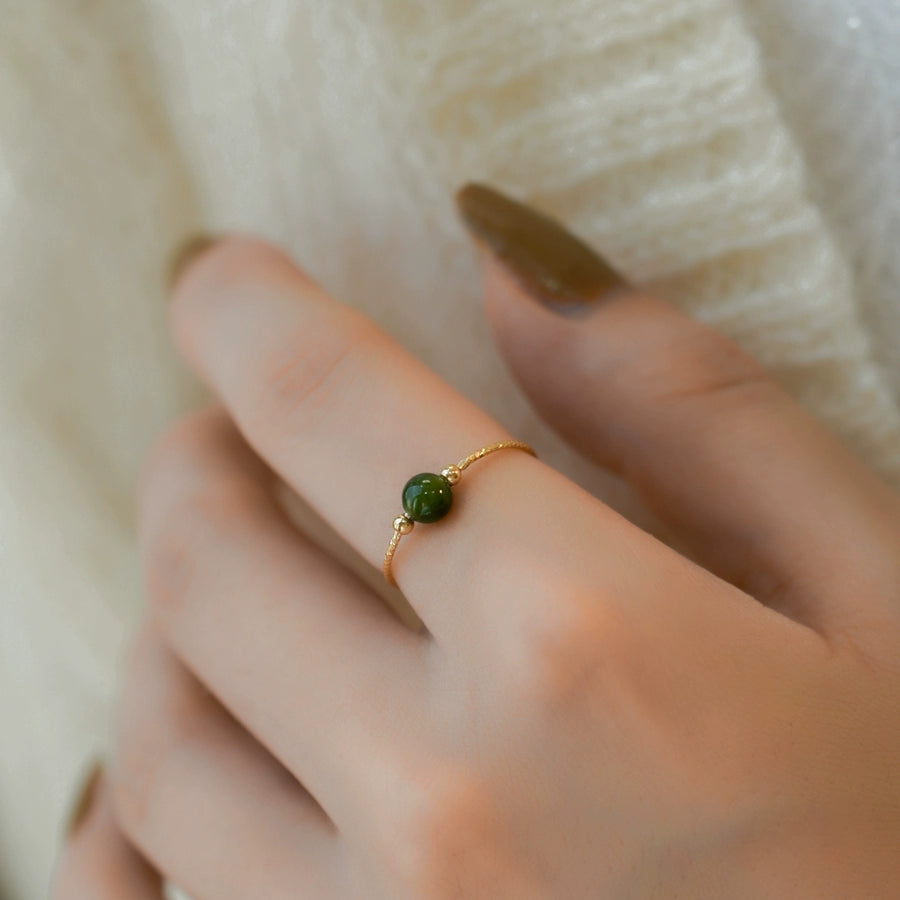 Ensemble Jade Self-Care Retro Ring
