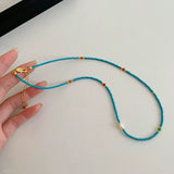 Turquoise Pearl Ritual Necklace