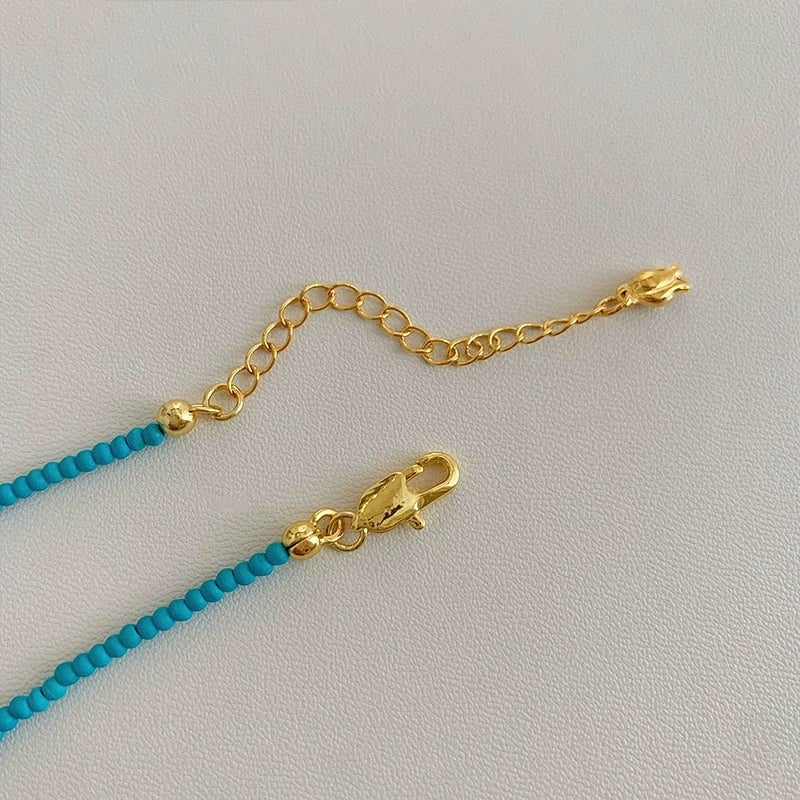 Turquoise Pearl Ritual Necklace