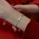 Double Chain Aura Coin Bracelet