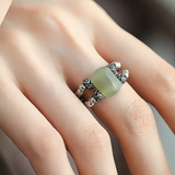 Ancient Fish Bead Ring