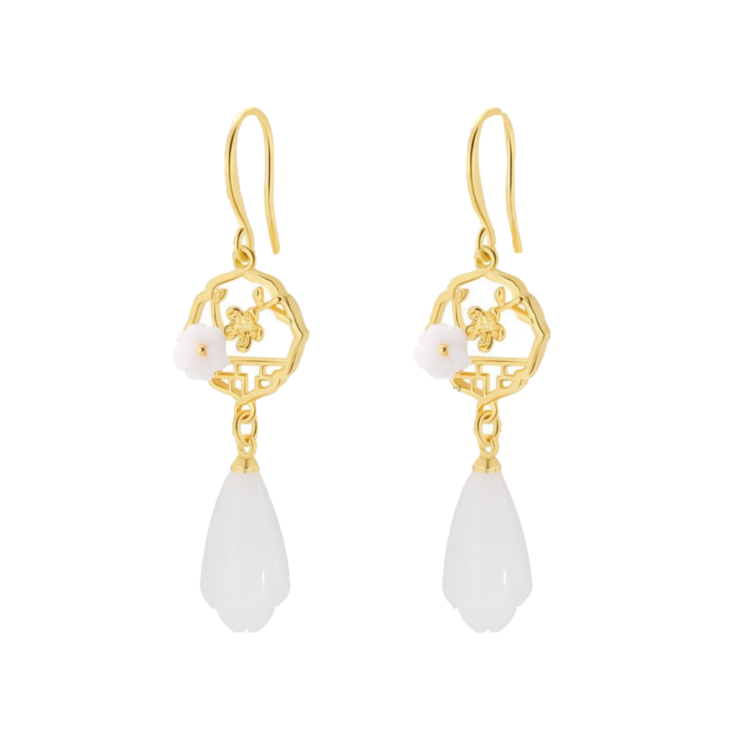 Serene Window Blossom Earrings
