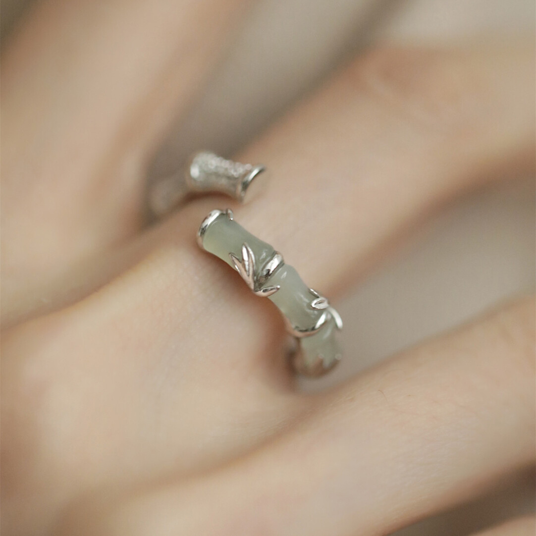 Bamboo Calm Adjustable Ring