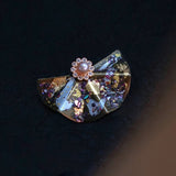 Folding Moon Night Earrings