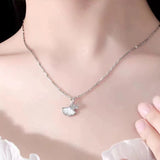 Gingko Wisdom Silver Necklace