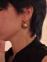 Butterfly Sphere Lavender Earrings