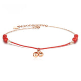 Palace Bell Red Anklet