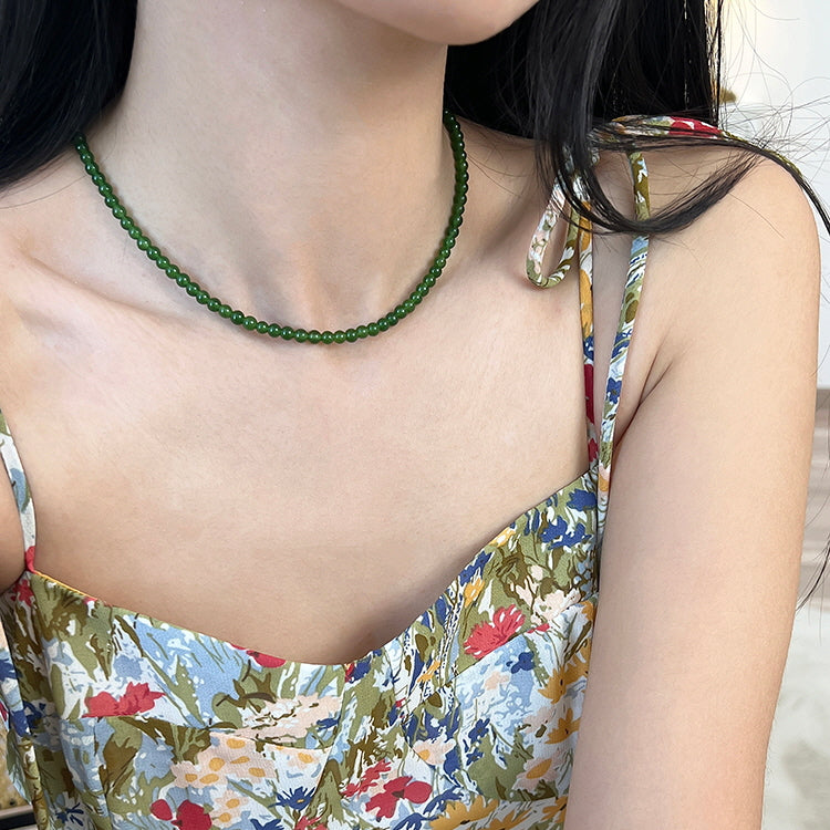 Evergreen Jade Quartz Necklace