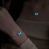 Luminous Butterfly Necklace