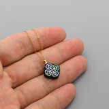 Ruyi Pattern Shell Necklace