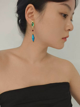 Abalone Shell Aurora Drop Earrings