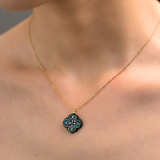 Ruyi Pattern Shell Necklace